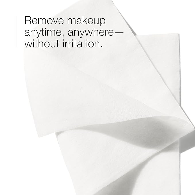 Clinique Take The Day Off Micellar Cleansing Makeup Remover Wipes For Face and Eyes | For All Skin Types | No Water Required | Perfect For Gym or Travel, 50 Count