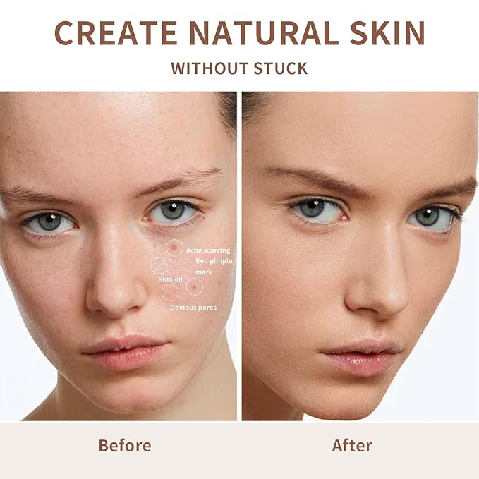 Oil Control Loose Powder, Long Lasting Waterproof Setting Powder with Natural Ingredients, Skin Smoothing, for All Skin Types