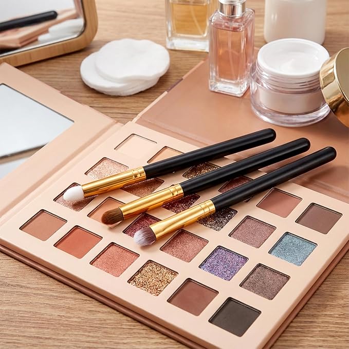 6 Pcs Small Pencil Eyeshadow Brush Eye Makeup Brush Set Round Concealer Eyeshadow Brushs Blending Makeup Tool Reusable for Eyeshadows Eyebrow