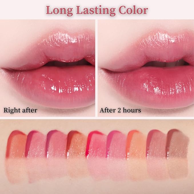 BBIA L’EAU Tint – Glossy & Glow Lip Stain Watery Lip Tint Non-Sticky High Shine Finish Long-lasting Moisturizing Lightweight Natural Daily Use Vegan Korean Makeup (03 LILAC L'EAU)