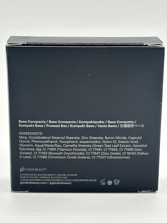 Glo Skin Beauty Pressed Base Powder Foundation Makeup (Tawny Medium) - Flawless Coverage for a Radiant Natural, Second-Skin Finish