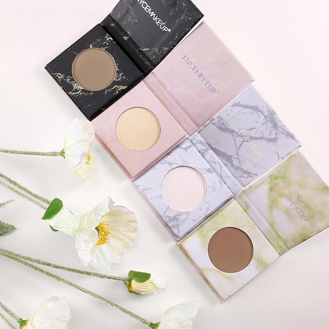 Bronzer Contour Palette, Matte Contour Powder, Cool Toned Bronzer for Light Fair Skin, Buildable Matte Contouring, Face Sculpting Grey Powder, 01 Grey Brown