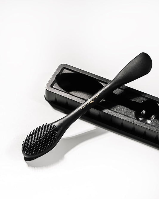 BLEND & SNAP Porify - Silicone Pore Cleanser Brush - Daily Skin Preparation for Skincare, Cleansing Scrubbing Tool, Face Mask Applicator, Gentle Exfoliation & Face Massager for Sensitive Skin