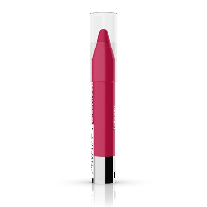 Neutrogena MoistureSmooth Color Stick, Cherry Pink | Moisturizing Formula | Contains Shea Butter | Pack of 2