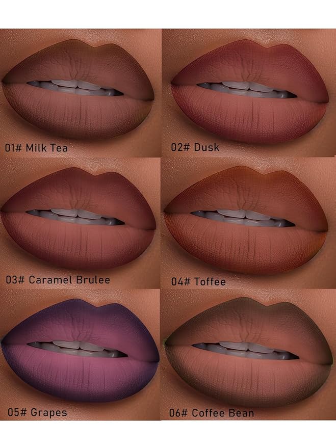 BAISEN DIARY 2Pcs 2-in-1 Gradient Lip Liner and Lipstick Lip Combo Set - Achieve Flawless Contour and Gradual Ombre Effect with Easy-to-Use Crayon Form and Cone Tip (2Pcs 01# Milk Tea)
