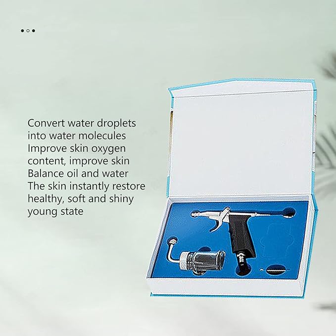 DUIMIMI Facial Oxygen Injector Spray Gun Deep Moisturizing Skin Rejuvenation, Atomization Fine Mist Sprayer for Hydrating, Oil Control Portable Home Beauty Salon Use