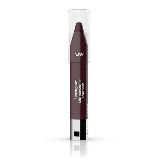 Neutrogena Moisturesmooth Color Lip Stick, 180 Deep Plum, .011 Oz. (Pack of 1)