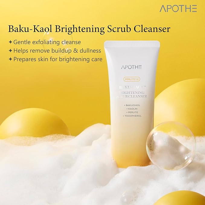 APOTHE Exosome Brightening 3-in-1 Skincare Set – Cleanser, Toning Pads & Dark Spot Ampoule, WInter Gifting Bundle