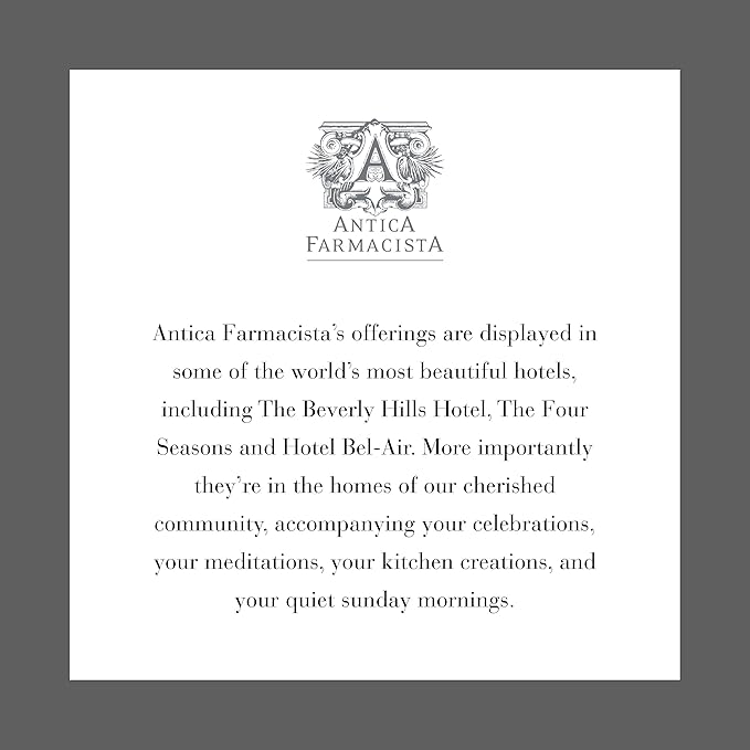 Antica Farmacista Hand & Body Wash - Luxury Nourishing Body Wash - Hydrating Hand Cleansing Wash - Bath & Body Gift - Peonia, Gardenia & Rosa, 10 fl oz