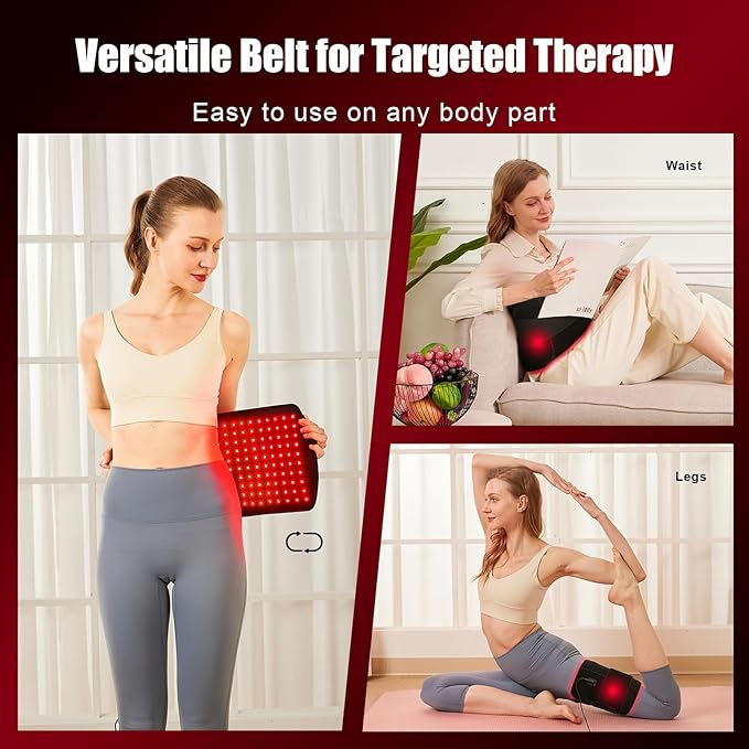 Red Light Therapy for Face and Body, Upgraded 3 in 1 200 LEDs Infrared Light Therapy Lamp with Stand, 660nm 850nm Infrared Lights Panel with Timer & Remote Control, Portable Therapy Device at Home