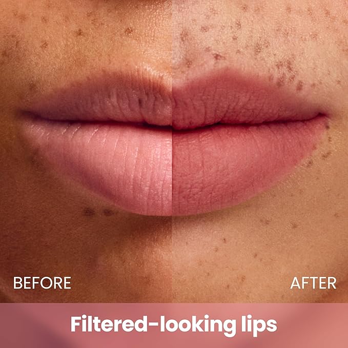 COLORGRAM NUDE BLUR TINT 06 LUCKY BERRY | Soft Velvet Matte Lip Stain & Cheek Tint | Lightweight Blurring Tint for a Smooth & Airbrushed Finish