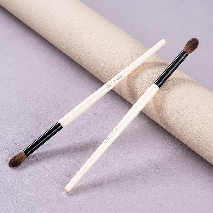 Natural Pony Hair Eye Shadow Brush, Large Blending Eyeshadow Brush, Eye Shadow Blending Brushes, Small Nose Contour Brush, Single Natural Hair Makeup Brush. (E804L)