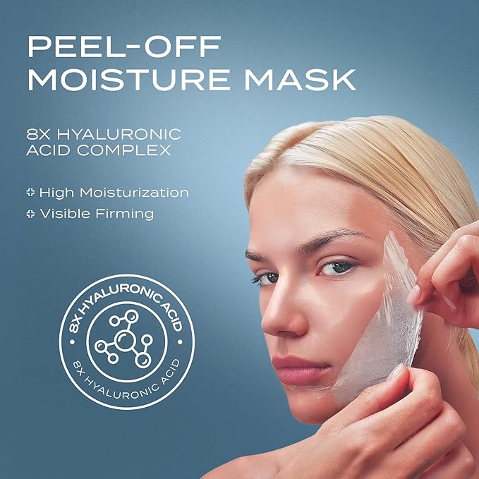 Hydratox+ Hyaluron Layer Wrapping Mask – Peel-Off Moisture Mask with 8X Hyaluronic Acid Complex, Deep Hydration & Firming, Dermatologically Tested, 70 ml