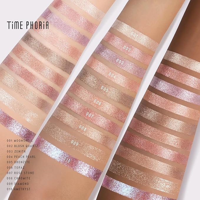 ILLUMINA JELLY EYESHADOW STICK - Long-Lasting Jelly Texture Blendable Eye Shine Stick | Crease-Proof, No Fallout, One-Swipe High-Impact Color | All-Day Wear (010 AMETHYST)