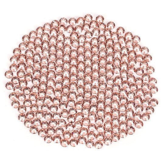 SS6 Flatback Rhinestones - 1440pcs Glass Nail Gems Crystals for Makeup Bags, Shoes & DIY Decoration - Champagne
