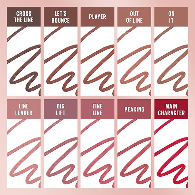 Maybelline Lifter Liner Lip Liner Pencil with Hyaluronic Acid, Let's Bounce, 1 Count
