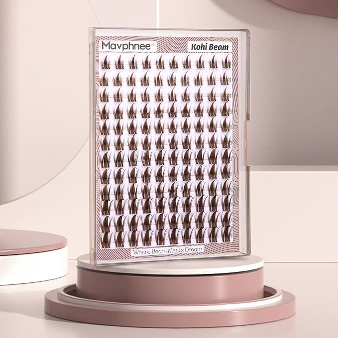 Brown Lash Clusters Manga Cluster Eyelash Extensions Spiky Cluster Lashes Fairy Individual Lashes Anime CC-Curly Eyelash Clusters DIY at Home Easy to Apply Viva Lash Spikes 11-17MM