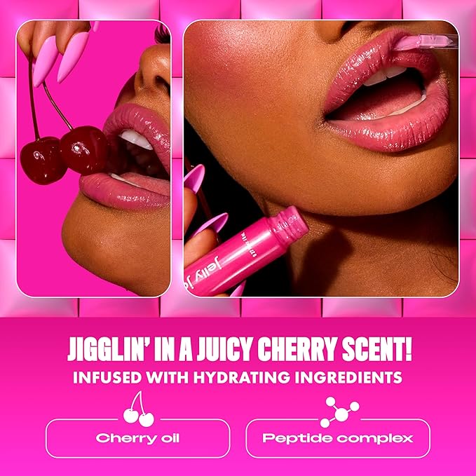 NYX PROFESSIONAL MAKEUP Jelly Job Lip Gloss, Lip Tint Gloss with Full-Bodied, Smoothing, and Hyper-Glossy Shine - Orange Ya Jelly? (Tangerine)