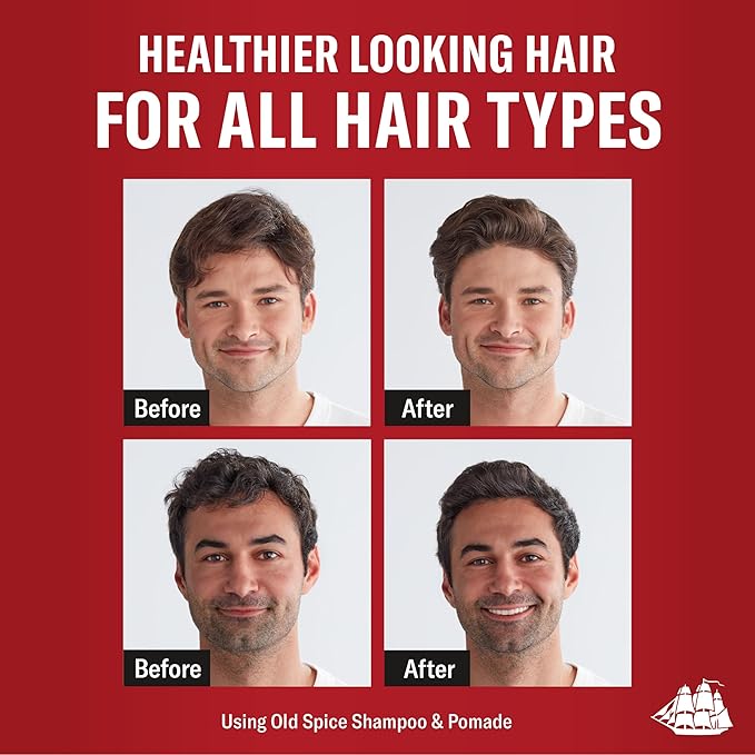 Old Spice Swagger 2-in-1 Shampoo and Conditioner Set for Men, Cedarwood Lime Scent, Healthier, Fuller, More Moisturized Looking Hair, Barbershop Quality, Remove Dirt & Oil, 21.9 Fl Oz