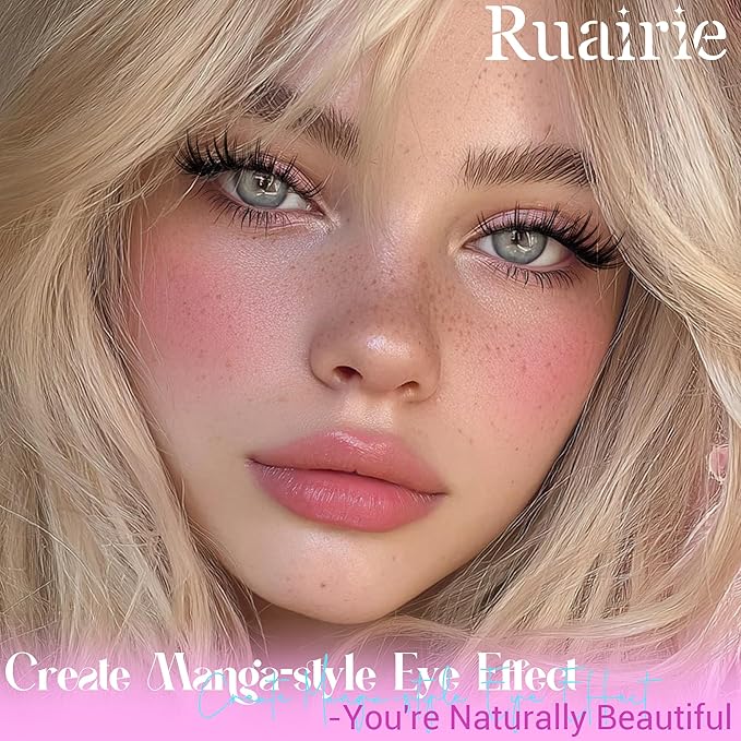 Manga Lash Clusters Natural Eyelash Clusters Wispy Lashes Clusters Anime 10-16mm Cluster Eyelash Extensions Fairy Individual Lashes with Bottom Lashes C Curly DIY Cluster Lash Extensions by Ruairie