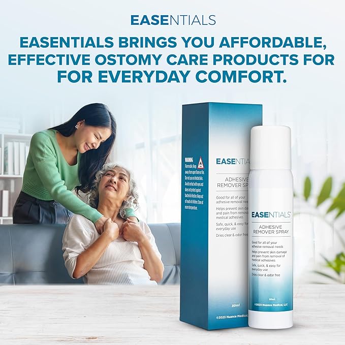 Ultimate Hassle-Free Adhesive Remover Spray – 100% Silicone-Based Formula – Quick Drying, Gentle, Odor-Free, Minimal Residue Skin Adhesive Remover - No-Sting for Sensitive Skin & Everyday Use - 80 ml