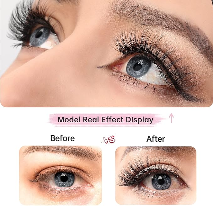 SONAFEEL Eye Lashes Natural Look 3d Mink Natural Eyelashes 15mm 12Pairs Cat Eye Light Reusable False Eyelashes Pack