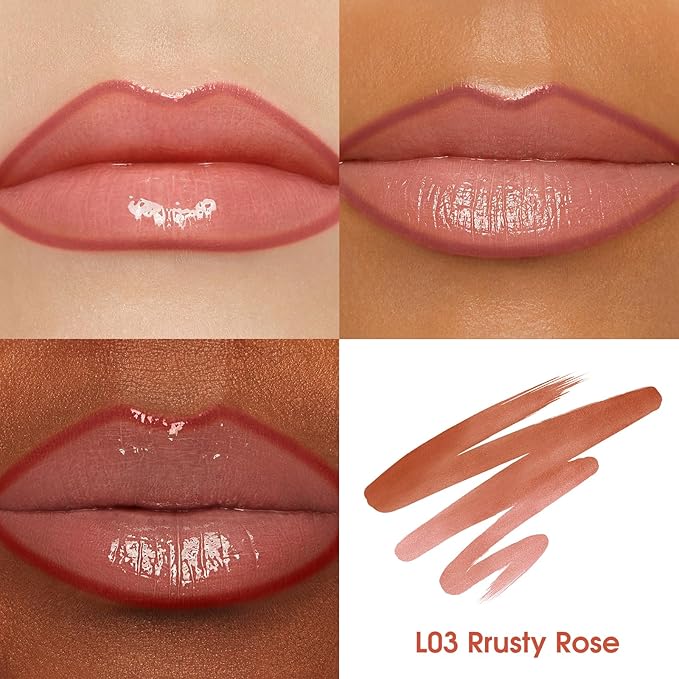 LANGMANNI Long-Lasting Peel Off Lip Liner Set, Waterproof & Smudge-Proof Matte Lip Liners Gift Makeup For Girls（#3）