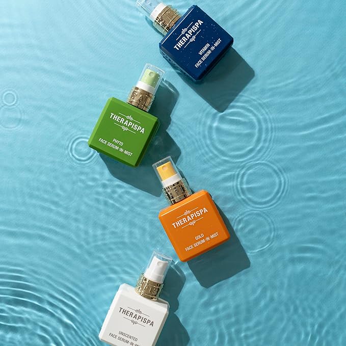 THERAPISPA Face Serum-In-Mist – Glow-Boosting Face Mist & Spray Serum with Niacinamide, Panthenol & Hyaluronic Acid for Smoothing & Hydrating Skin (Vitamin, 2.0 fl oz)
