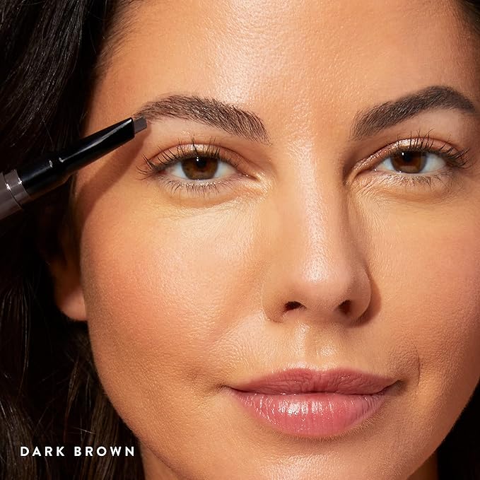LAURA GELLER NEW YORK Sculpt-n-Stay Waterproof Brow Pencil & Gel- Dark Brown