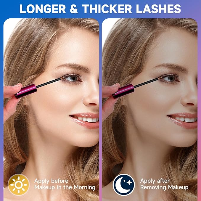 Eyelash Growth Serum, Lash Serum for Eyelash Growth & Enhancing, Advanced Formula for Natural Lashes or Lash Extensions & Brows (0.17 FL OZ, Count, 1)