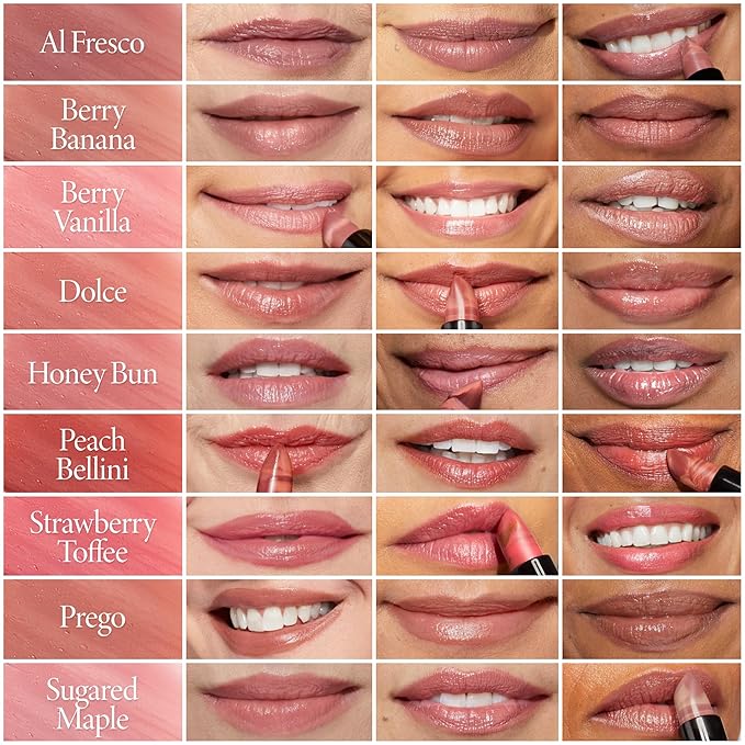 LAURA GELLER NEW YORK Italian Marble Sheer Lipstick - Sugared Maple - Hydrating & Lightweight - Vitamin E & Caster Seed Oil - Cream Finish