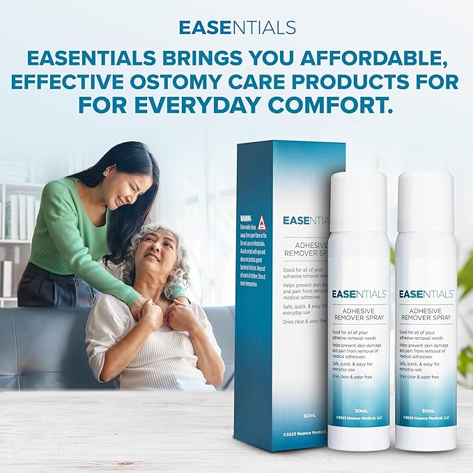 Ultimate Hassle-Free Adhesive Remover Spray – 100% Silicone-Based Formula – Quick Drying, Gentle, Odor-Free, Minimal Residue Skin Adhesive Remover - No-Sting for Sensitive Skin & Everyday Use - 50 ml