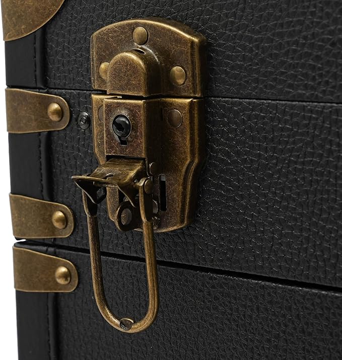 Rolling Lockable Makeup Train Case, Beauty Salon Luggage Hairdressing Trolley Stylist Beauty Salon Cosmetic Luggage Travel Organizer Tool Box for Professional Hairdressers(Balck)