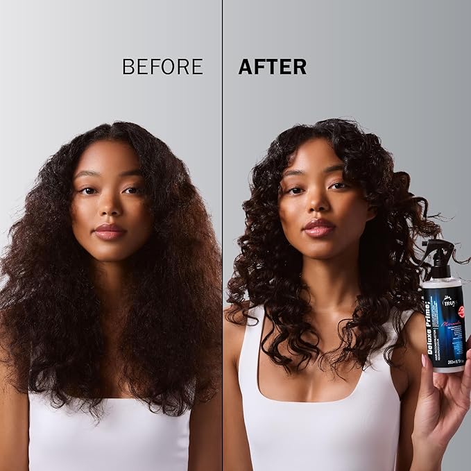 TRUSS Deluxe Prime Hair Treatment - Anti Frizz Heat Protectant Spray + Hair Primer - Nourishes, Detangles + Provides Thermal Protection Before Heat Styling (260 ml)