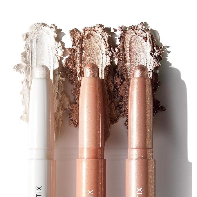 ColourPop Metallic Neutrals Shadow Stix Makeup Kit - Shimmer Eyeshadow Make Up Set - Vegan & Cruelty-Free Cream Eyeshadow Sticks with High-Pigment & Metallic Finishes (2 Count)