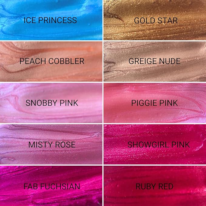 Aromi Grey Beige Lip Gloss | High-Shine, Shimmery, Metallic Tan Lip Oil for Women, Light Brown, Moisturizing, Plumper (Greige Nude)