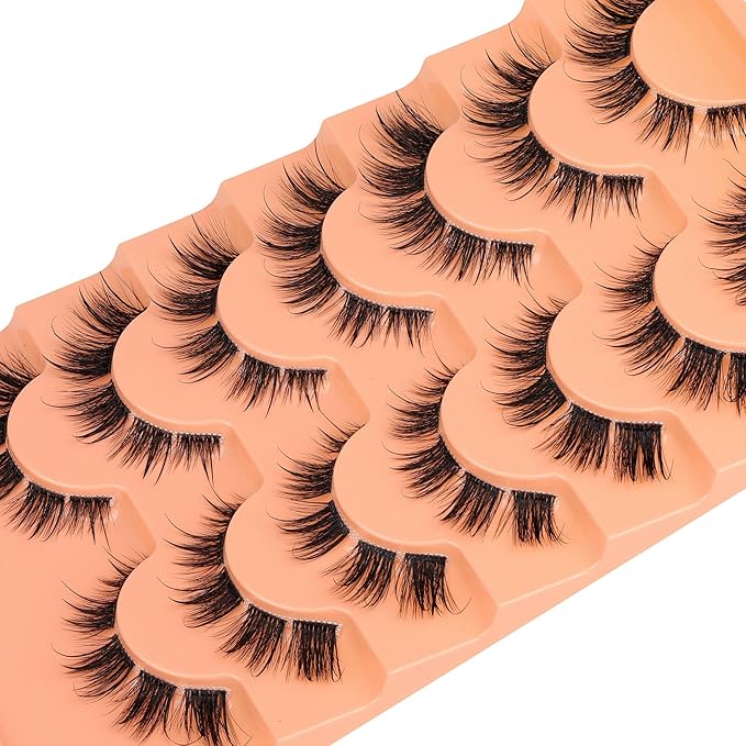 Manga Lashes Wispy Lash Clusters Natural Cluster Eyelash Extensions Cat Eye Individual Lashes Anime Eyelash Clusters C Curly Fake Lashes 8-16mm Eyelashes Pre Mapped Lash Extension 7 Pairs by Eefofnn