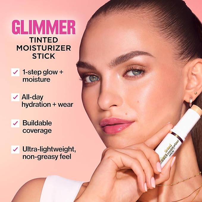 Revlon Glimmer Tinted Moisturizer Stick for Face, Lightweight Foundation, Hydrating Skincare-Infused Makeup, 170 170, 0.31 oz