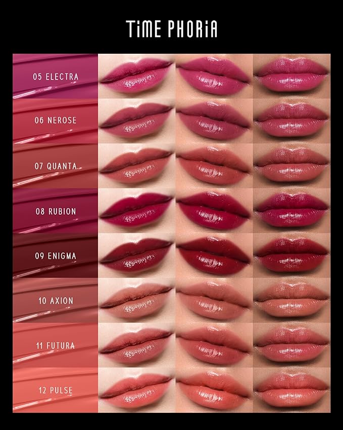 Stellar Dust Lip Stain 05 Electra, Waterproof Transfer-Proof Lip Gloss, Edgy Purple Tinted Glossy Finish, High-Pigment Vibrant Color, Hydrating Lightweight Long-Lasting Lip Makeup for Women