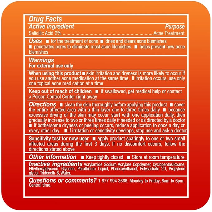 Asepxia 2% Salicylic Acid Acne Spot Treatment Cream | Drying Formula Targets Acne, Clears & Prevents Blemishes, Reduces Redness, Penetrates Pores, Pimple Cream, 1 Oz, 1-Pack