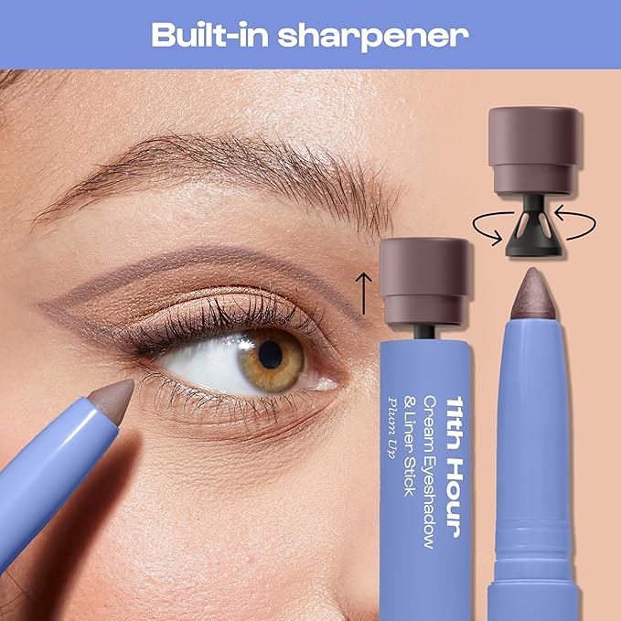 ALLEYOOP 11th Hour Cream Eye Shadow Sticks - Gotta Guava (Shimmer) - Award-winning Eyeshadow Stick - Smudge-Proof and Crease Proof for Over 11 Hours - Easy-To-Apply and Compact for Travel, 0.05 Oz