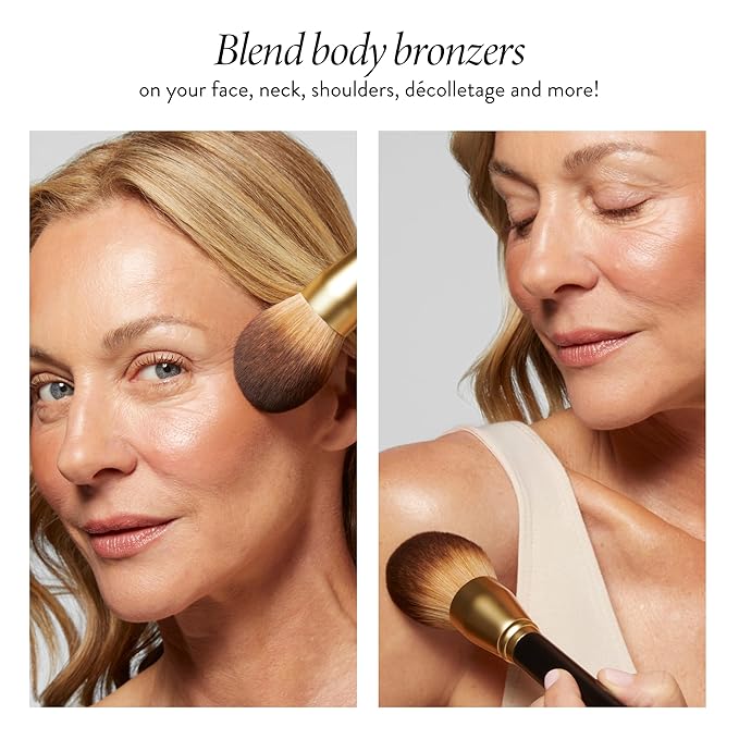LAURA GELLER NEW YORK Cosmetic Professional Makeup Brushes - Cruelty-Free - Classic Bronzer Brush