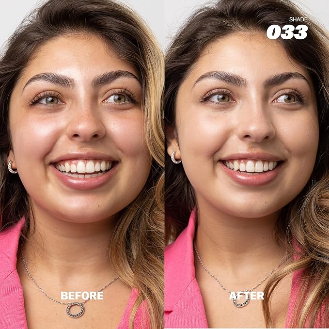 BASMA BEAUTY The Foundation Stick, Long-Lasting Formula with Aloe Vera, Vitamin E, Multi-Use Coverage for Foundation, Concealer, Contour (Shade 033 For light skin with cool undertones.)