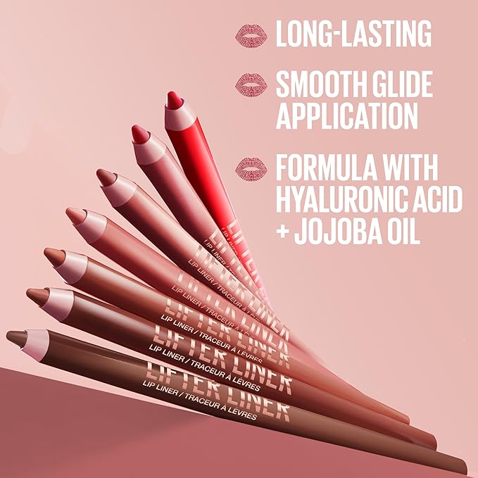 MAYBELLINE Lifter Liner Lip Liner Makeup, Lip Pencil with Hyaluronic Acid For A Fuller, Lifted Make Up Look, Maybe It's..., 1 Count