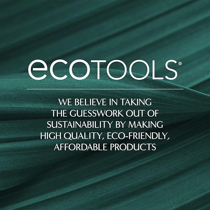 EcoTools Daily Defined Eye Brush Kit, Makeup Brushes For Liquid, Powder, & Cream Eyeshadow & Eyeliner Application, Eco-Friendly Eye Brushes, Synthetic Hair, Cruelty Free, 5 Piece Set
