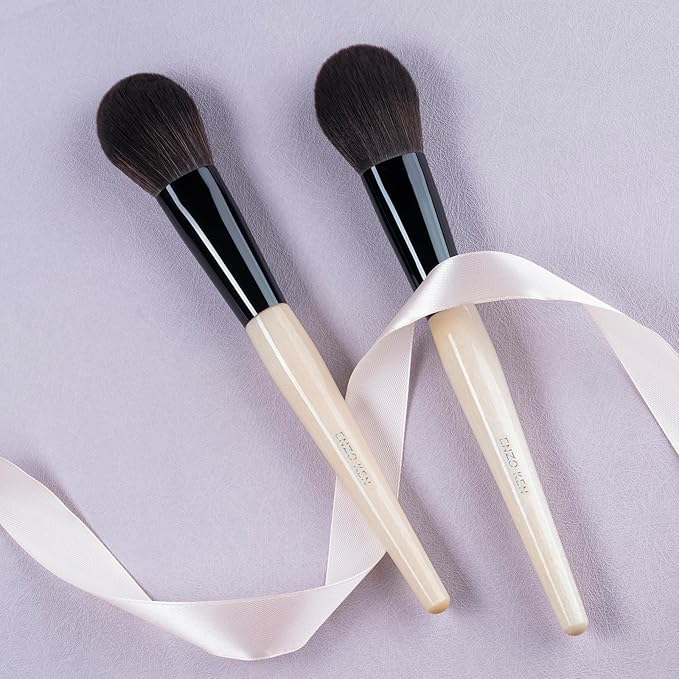Natural Blush Brush, Black Goat Hair Makeup Brushes, Blush Makeup, Natural Hair Powder Brush, Detail Blush Brushes, Fluffy Blush Brush for Cheeks, Nose Contour Brush. (804B)