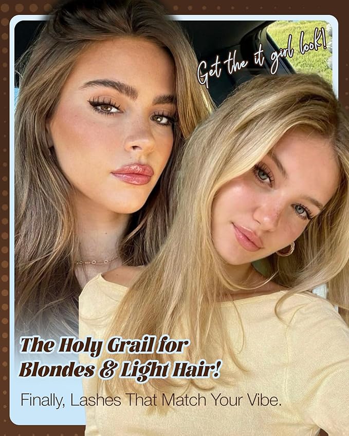 Brown Lash Cluster with Bottom Lashes Kit Spiky Individual Lashes Fairy Natural Eyelash Clusters Dark Brown Wispy Cluster Eyelash Extensions Kit with Lash Bond and Seal Clear (280Pcs, 5-16MM, D Curve)
