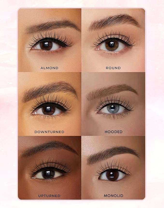 Lashes Natural Look, Wispy Eyelashes, Jiocolor False Eyelashes Natural Look, Fluffy Fake Mink Lashes,12 mm Strip Lashes 10 Pairs D1