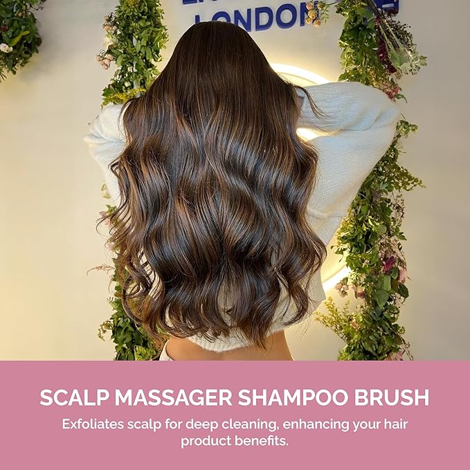 FUL Scalp Massager with Super Soft Silicone Brush for Hair Growth and Exfoliating Scalp, Ideal Scalp Massager Hair Growth Tool and Scalp Brush for Stimulating Hair and Cleansing