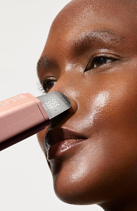 DERMAFLASH DERMAPORE+ Skin Care Device, Ultrasonic 2-in-1 Pore Extractor and Skincare Infuser, Rose Gold